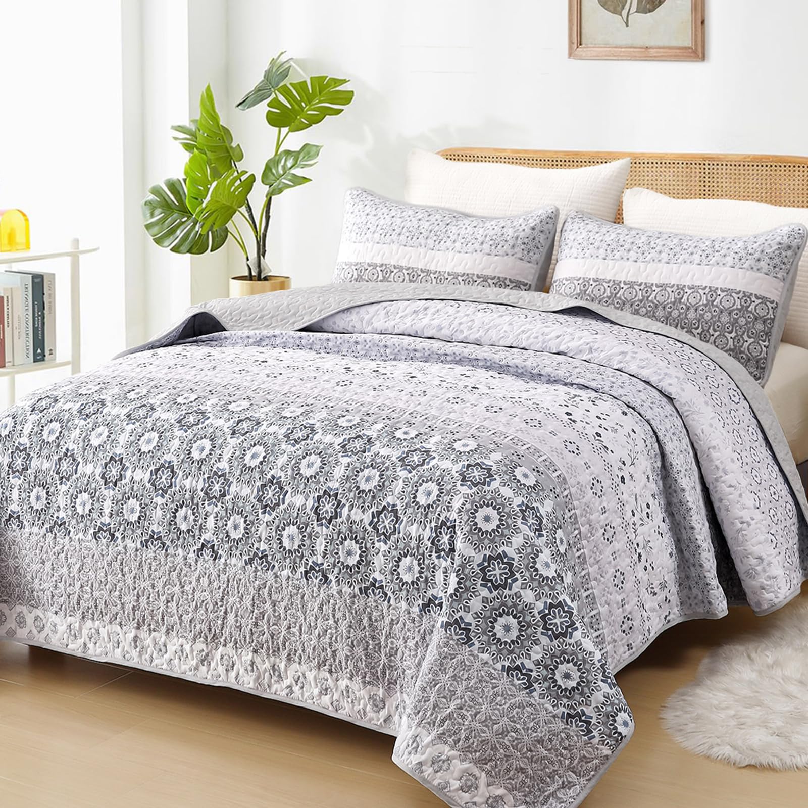 Grayish Blue-King(104"×90")