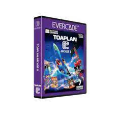 11 EVERCADE EVERCADE MULTI-GAME CARTRIDGE ORIGINAL ARCADE GAMES TOAPLAN TOAPLAN ARCADE 3 ARCADE 3 TOAPLAN GAMES INCLUDED 7 GAMES INCLUDED