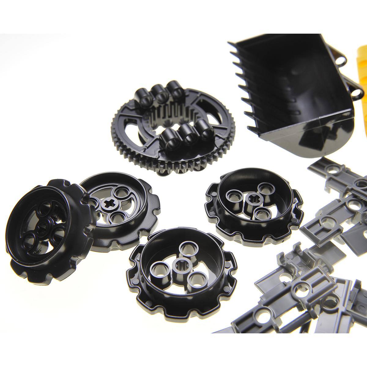 Back. JuzToys - STEM Toys Building Toys For Kids, Take Apart Excavator Truck Toys，Building Educational Toys Construction Kit, Yellow - Yellow.