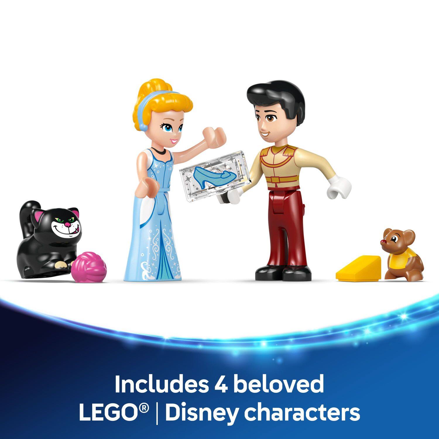 Includes 4 beloved LEGO Disney characters