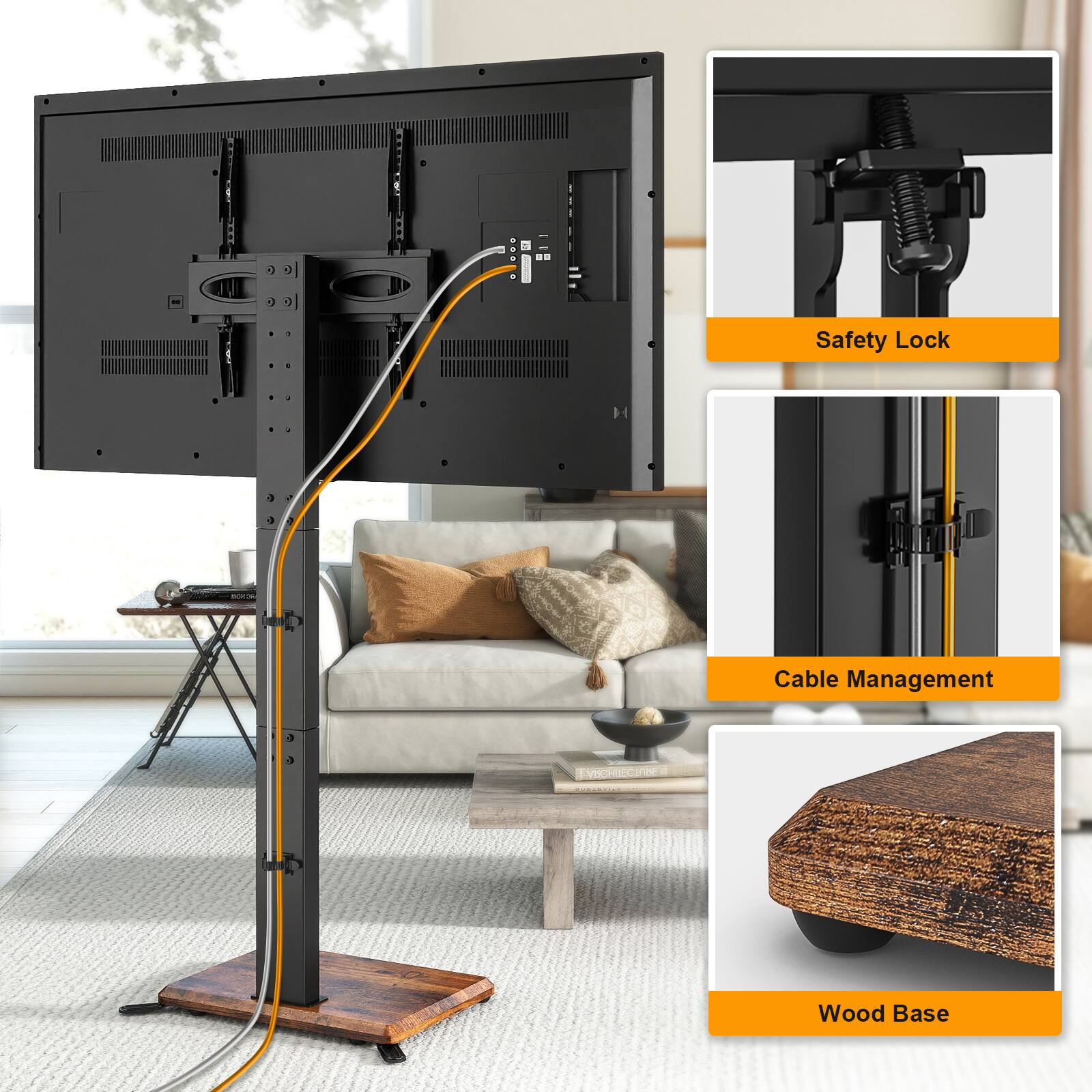 Safety Lock  
AGNOB  
Cable Management  
ARCHITECTURE TUPABITALE  
Wood Base