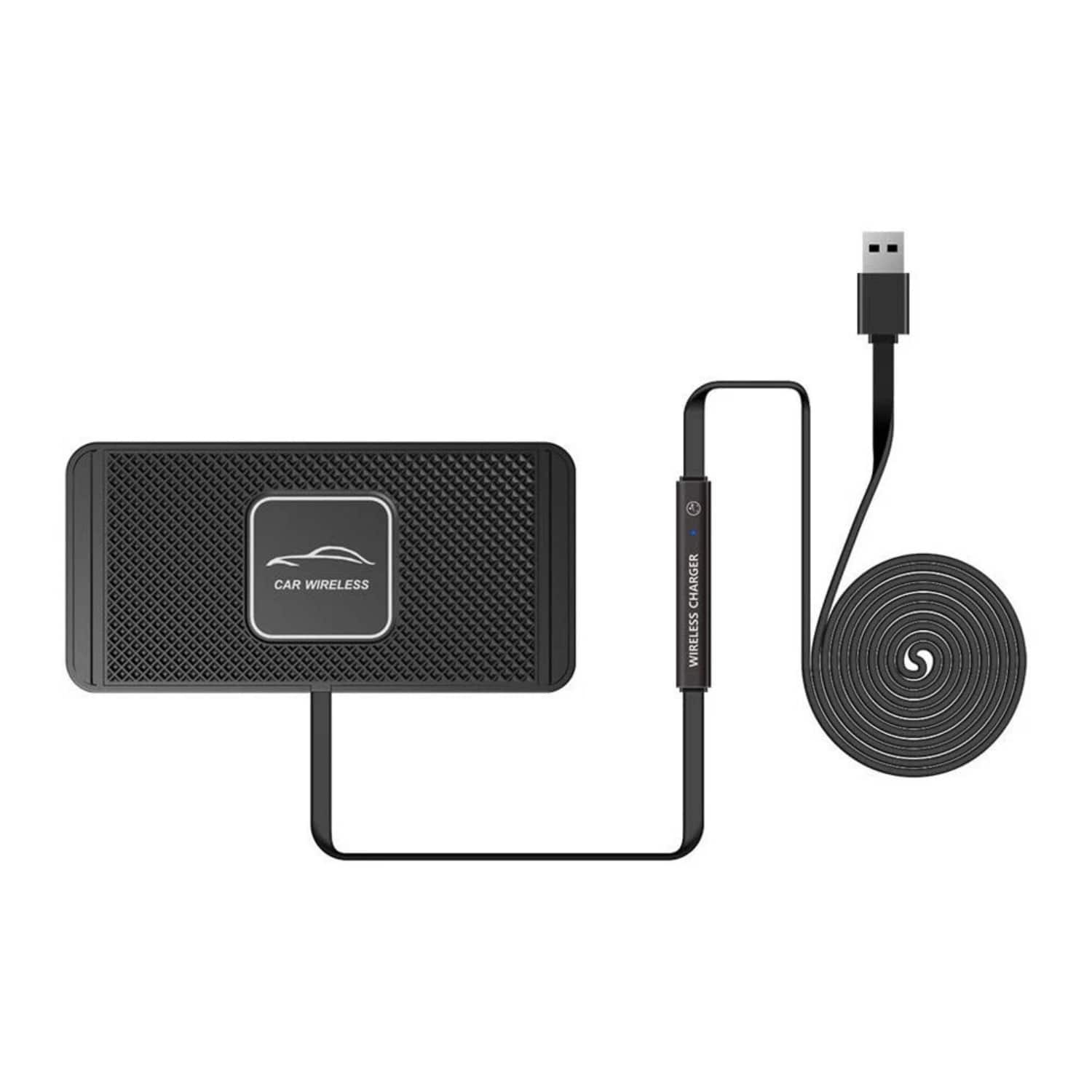 Stock Preferred - Wireless Car Charger Pad Mat - Black
