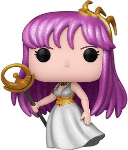 Funko - POP! Anime: Saint Seiya Athena (Saori Kido) in Diamond Collection Glitter (AE Exclusive) - COLLECTIBLES - Multicolor