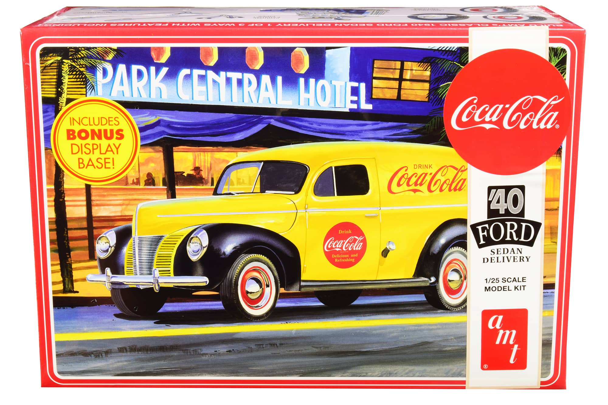 "Skill 3 Model Kit 1940 Ford Sedan Delivery Van ""Coca-Cola"" with Display Base 1/25 Scale Model by AMT" price history on PriceWatchPro