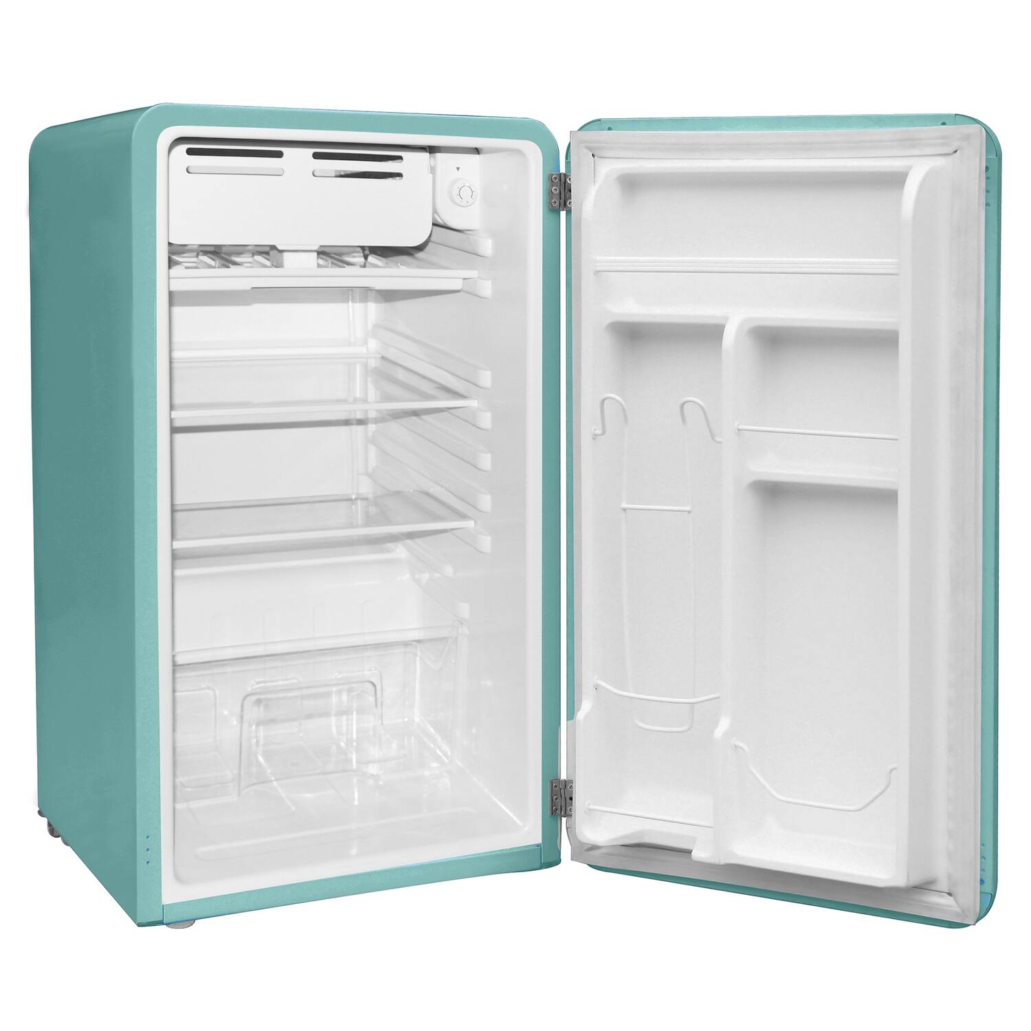 Alt View 7. Frigidaire - 3.2-Cu.-Ft. 60-Watt Retro Compact Refrigerator - Mint.