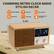 CHARMING RETRO CLOCK RADIO
STYLISH DECOR
- 2 alarm settings
- Wireless 5.3
- Rear subwoofer
- Wooden box
- Time display
- The knob controls the volume
6.8in
4.1in
4.2in
FM
SET
M
