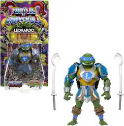 Mattel Collectible - Masters of the Universe Turtles of Grayskull Leonardo (He-Man, MOTU, TMNT) - COLLECTIBLES