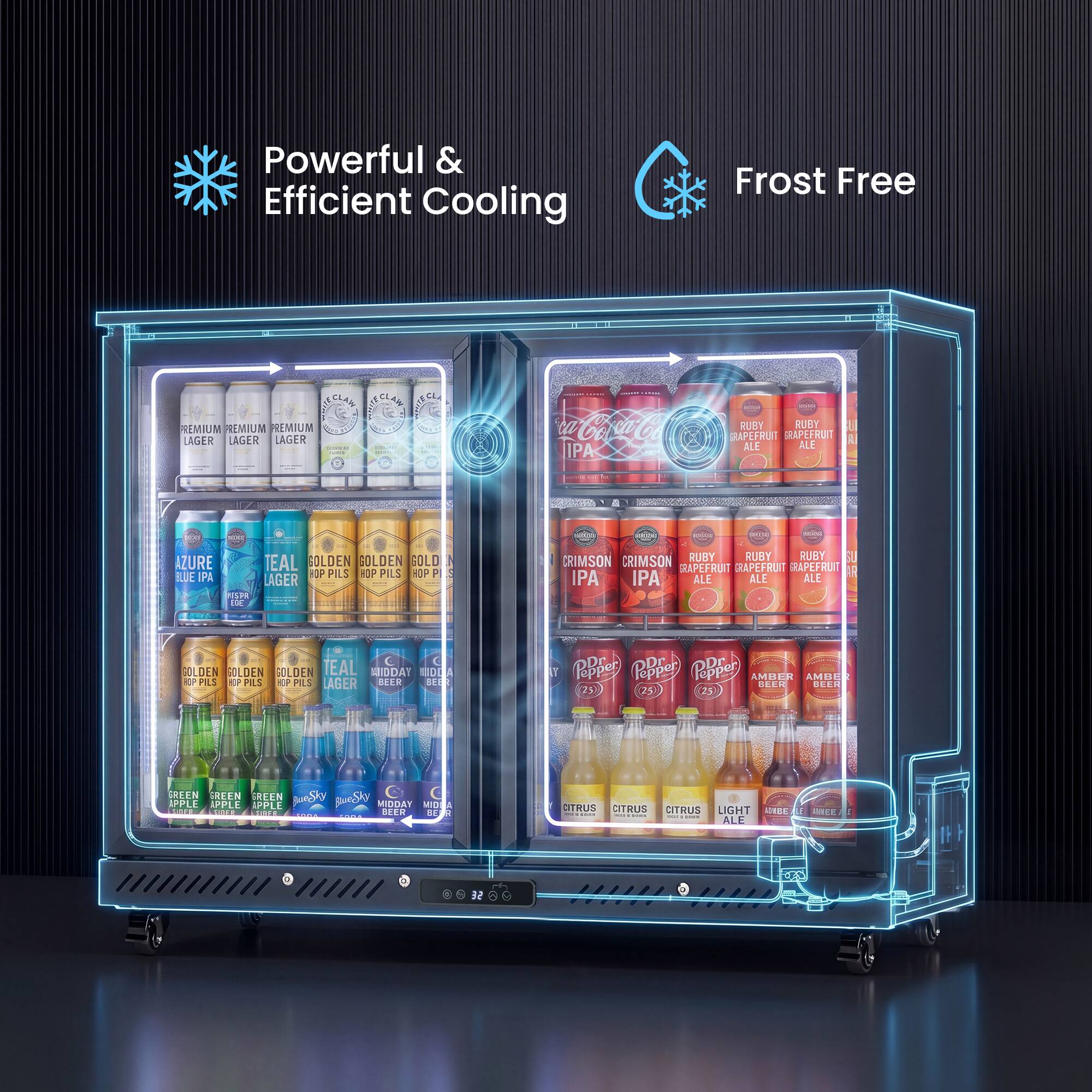 Powerful & Efficient Cooling  
Frost Free  

PREMIUM LAGER  
LAGER  
LAGER  
aCoaa IPA  
NURT RUET  
RAPLFRU  
TRAPEFRT  
ALE  
ALE  
AZURE  
TEAL  
OLDEN  
SOLDEN  
SOLD  
LUE  
IPS  
OP  
PILS  
YOP  
PILS  
HOPP  
P  
5  
LAGER  
T  
YHUS  
RUBY  
RUBY  
BU  
CRIMSON  
CRIMSON  
RAPEFRUIT  
CRPEFRU  
1  
IPA  
IPA  
ALE  
ALE  
ALE  
COLDEN  
OLDEN  
CLDEN  
TEAL  
HODAT  
MOOA  
KF  
PES  
EF  
TIES  
PILS  
LAGER  
DER  
SE  
T  
PPEer  
PPest  
RPper  
AMOERI  
AMOI  
BLER  
5  
751  
3  
SCEN  
REEN  
REEN  
APPLE  
APPLE  
IPPLE  
punSy  
pueS  
MODAT  
MID  
CO  
D41R  
CITRUS  
CITRUS  
CITRUS  
