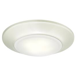 Westinghouse - Brushed Nickel Metallic 3.9 in. W Steel LED Canless Recessed Downlight 12 W