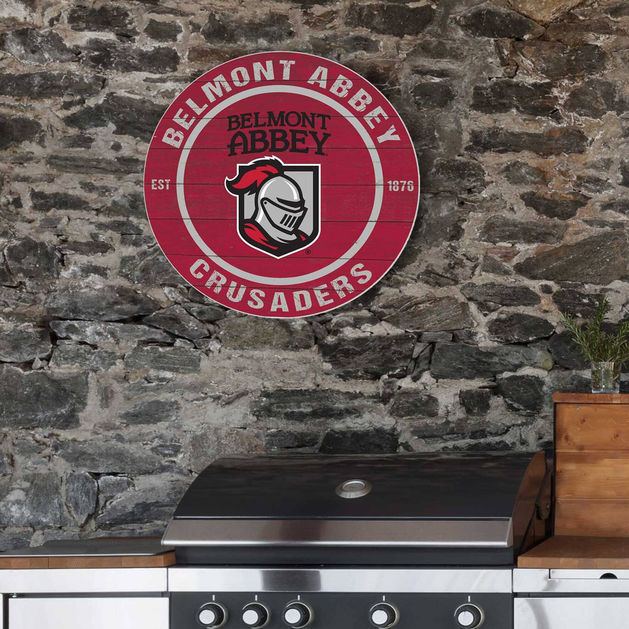 BELMONT ABBEY  
BELMONT ABBEY  
EST 1876  
CRUSADERS