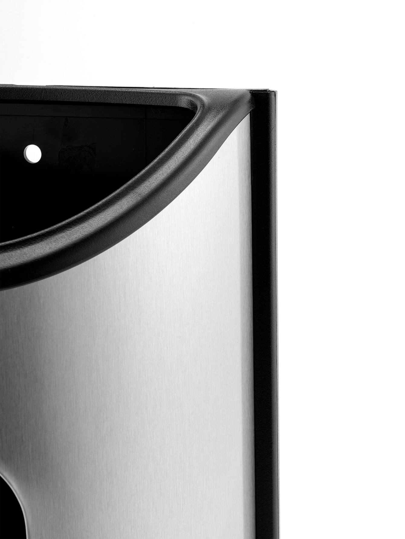 Alt View 4. Malletson - Kitchen Grocery Plastic Bag Holder and Dispenser for Plastic Bags - silver.