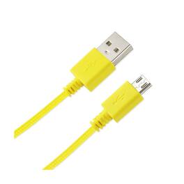 Reiko - Braided Micro Usb Data Cable 3.3 Feet In - Yellow