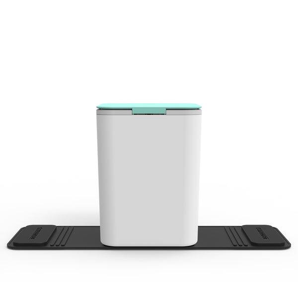 Angle. Nine Stars - Mini Trash Can, Car Trash Can 0.79 Gallon.