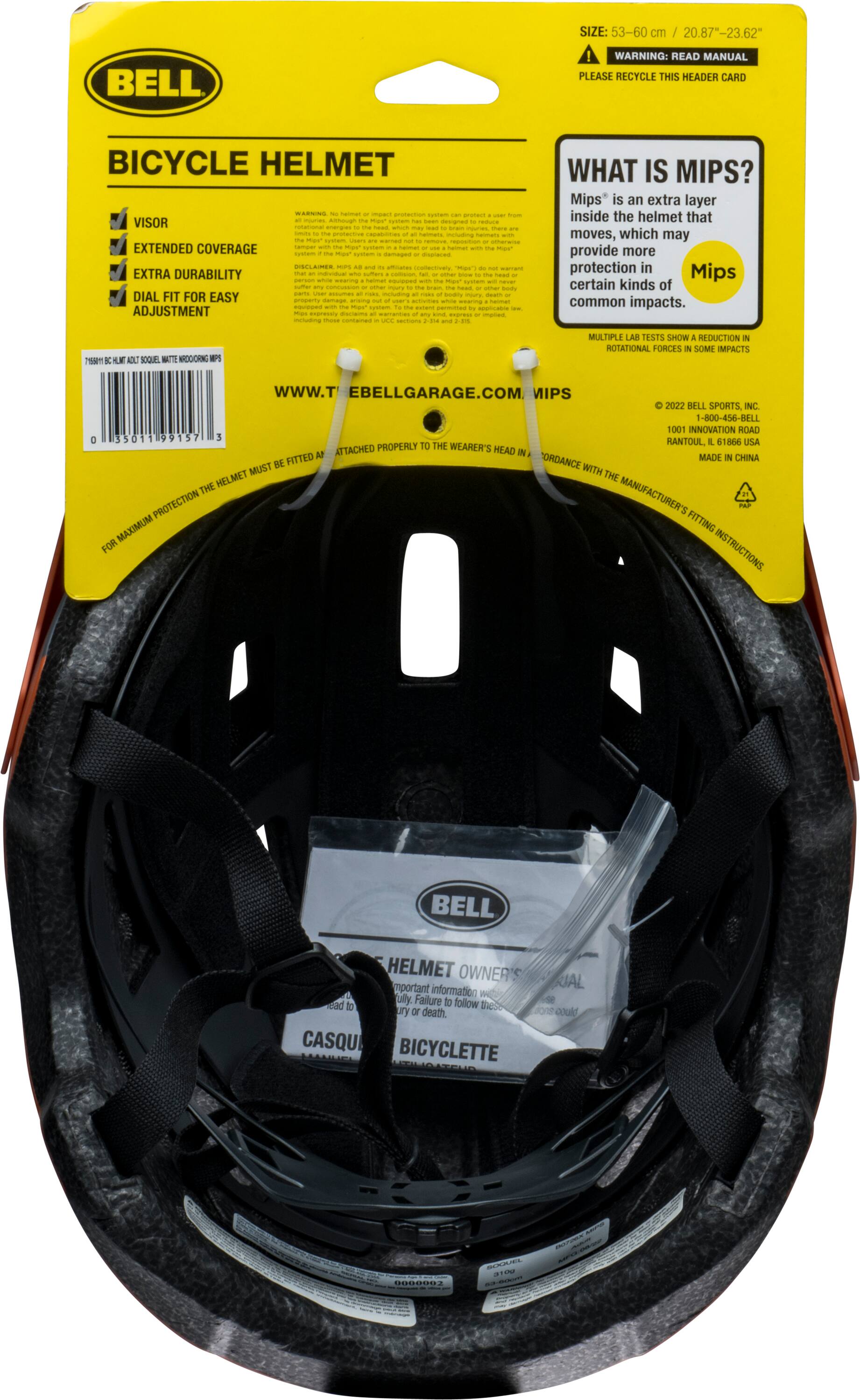 Alt View 15. Bell - Soquel Helmet MIPS for Bike and Scooter - Storm Grey Nardo.