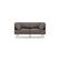 Front. Burrow - Contemporary Range 2-Seat Sofa - Heather Charcoal.