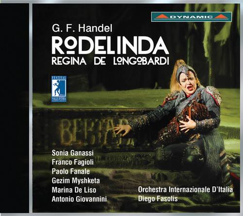 G. F. Handel  
RÖDELINDA  
REGINA DE' LONGOBARDI  

Sonia Ganassi  
Franco Fagioli  
Paolo Fanale  
Gezim Myshketa  
Marina De Liso  
Antonio Giovannini  
Diego Fasolis  

Orchestra Internazionale d'Italia  
Diego Fasolis  

DYNAMIC