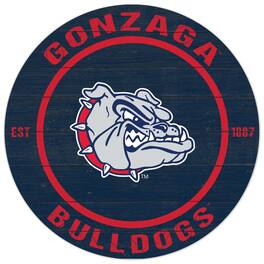 Jardine - Gonzaga Bulldogs 20'' x 20'' Indoor/Outdoor Circle Sign - Navy