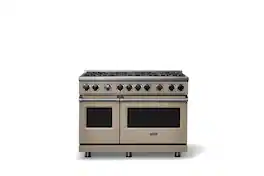 Viking - 48"W. 7.3 Cu. Ft. Freestanding Sealed 8 Burner Gas Range - Nantucket - Nantucket