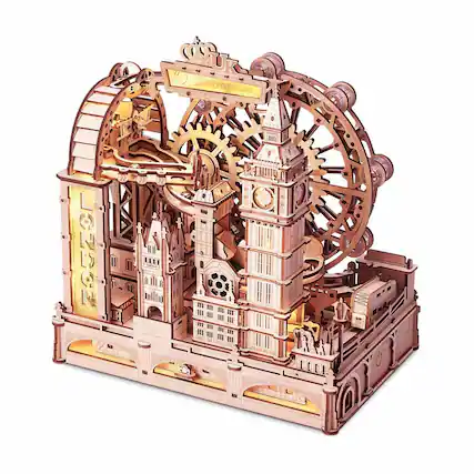 Front. 3D Puzzle - DIY 3D Marble Run Puzzle - London Sightseeing Walk 431 pieces.