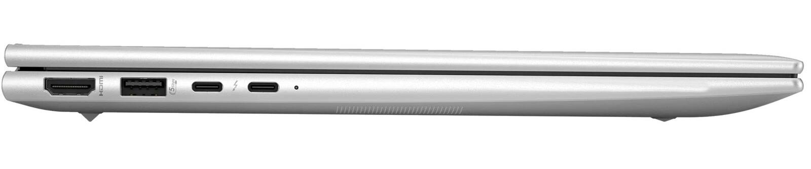 Alt View 5. HP - HP EliteBook 840 Laptop 14.0 WUXGA (Intel Ultra 5 125U, 64GB DDR5, 4TB PCIe SSD, Intel Graphics, Win 11 Pro) - Natural Silver.