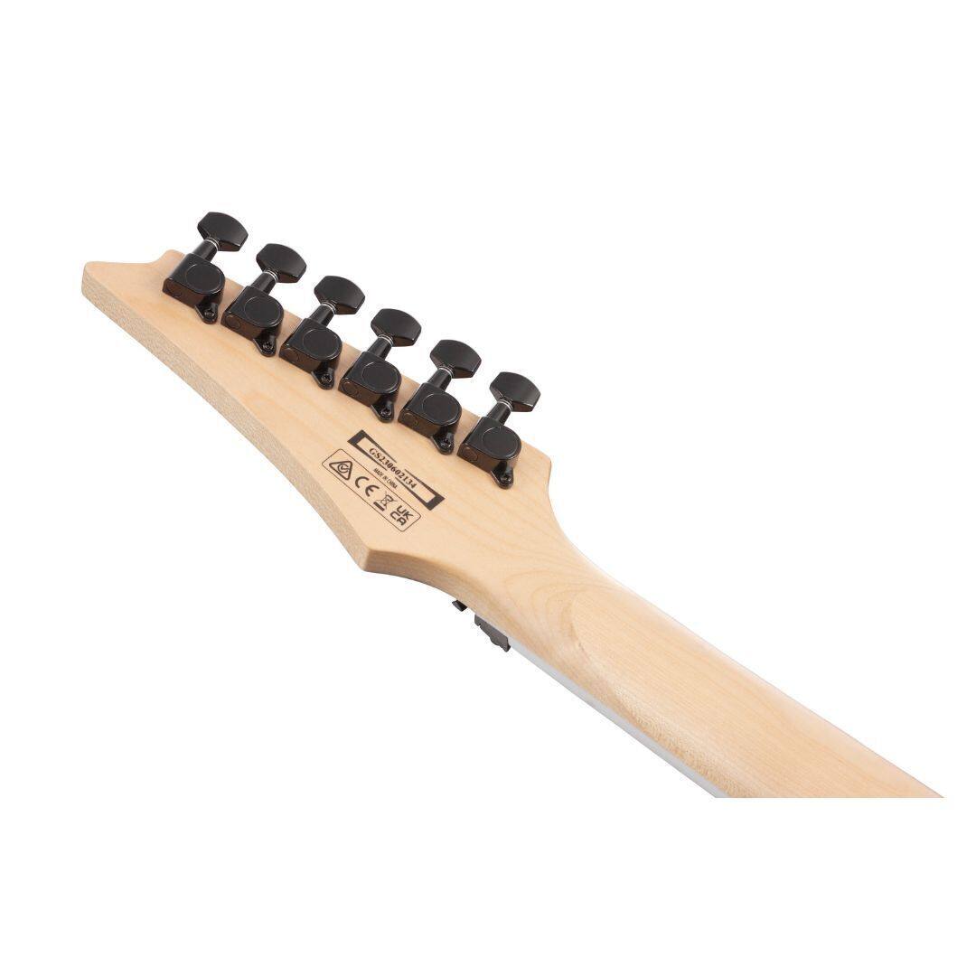 Left. Ibanez - Ibanez GRG320FATEB GIO RG 6 String Electric Guitar - Transparent Emerald Burst.