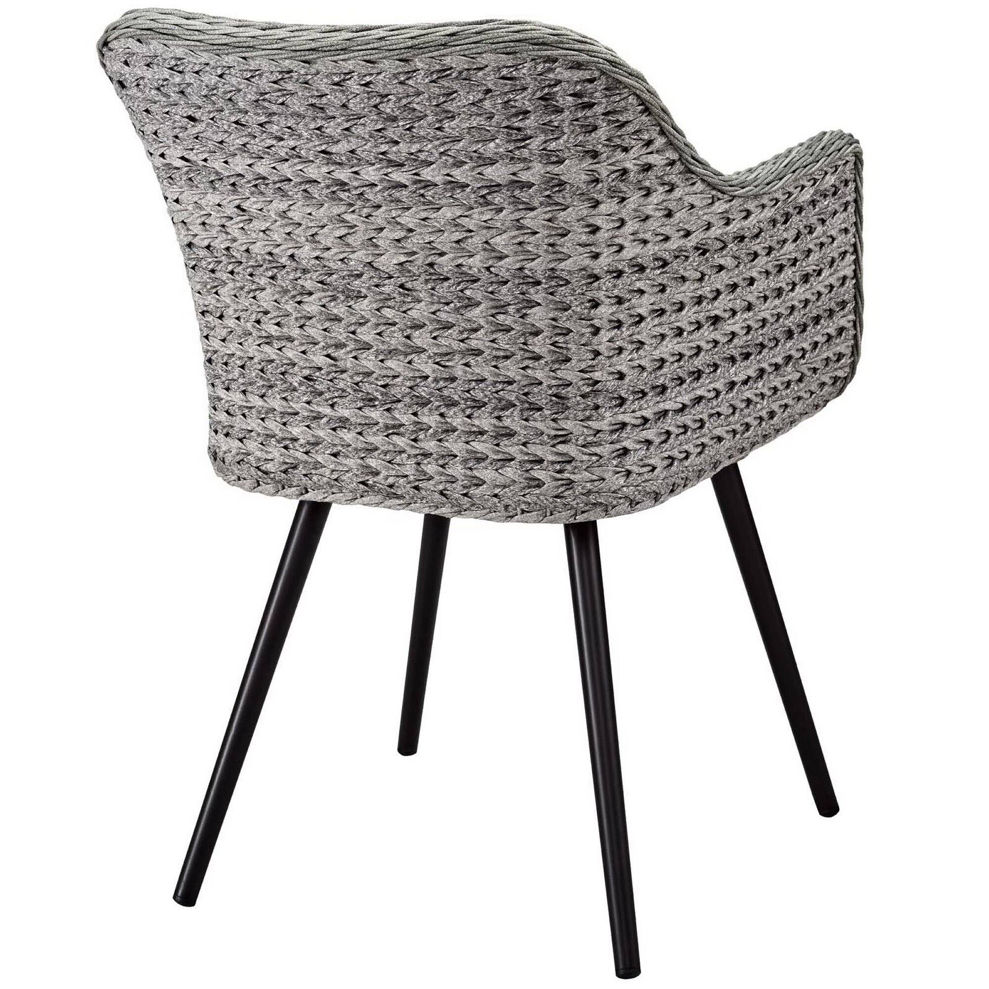 Alt View 1. Modway - Endeavor Outdoor Patio Wicker Rattan Dining Armchair by Modway - Gray Gray.