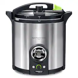 Presto - Precise 02152 17 Qt Electric Pressure Canner, Stainless Steel - Silver