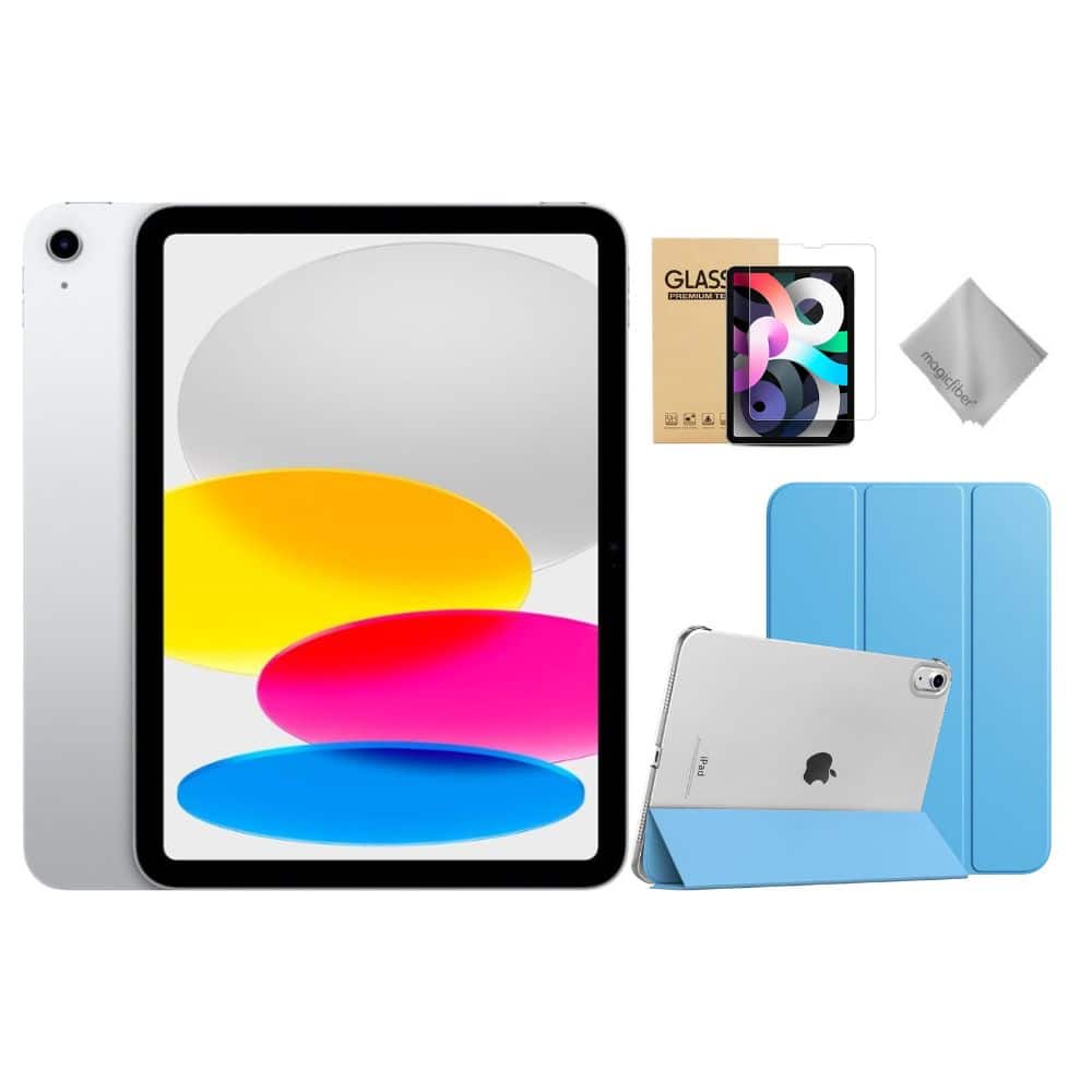 Apple 11 inch iPad A16 chip with Wi Fi 256GB With Blue Case