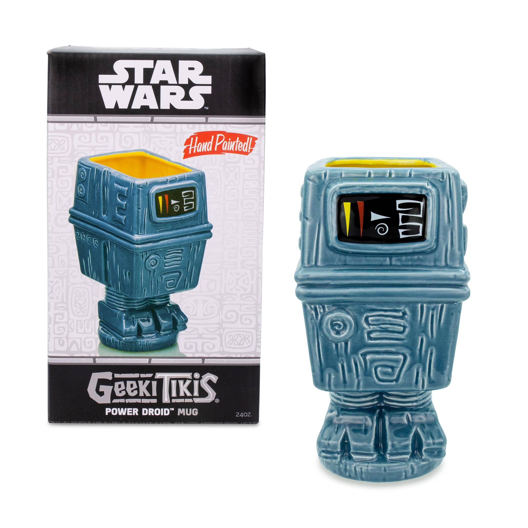 STAR WARS - Hand Painted!  
Geeki Tikis POWER DROID" MUG 240z