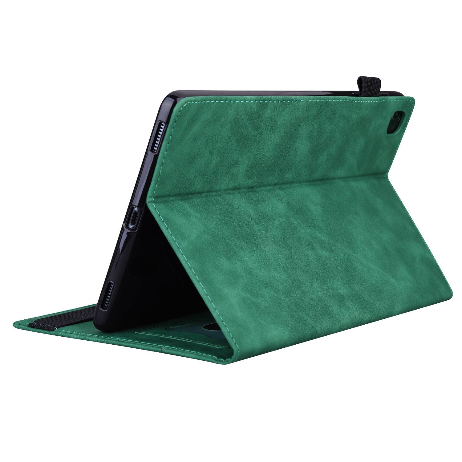 Alt View 3. Dteck - for Samsung Galaxy Tab A1+/A9+ 11 inch Case, PU Leather Folio Stand Cover with Credit Card Slots - Green.