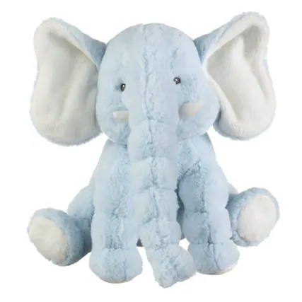 Front. Ganz - Ganz Jellybean Blue Elephant Plush Stuffed Animal 14 inch.