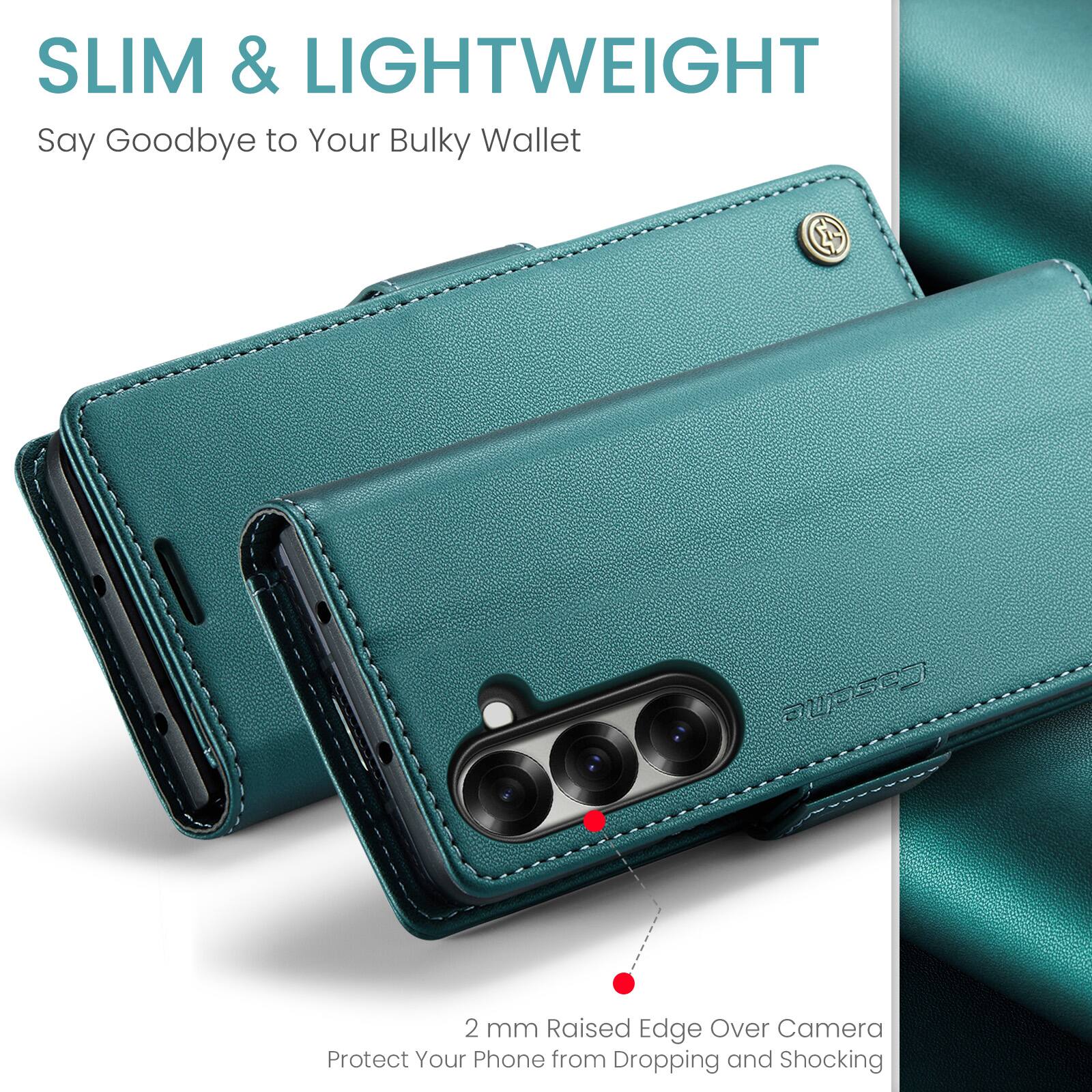 SLIM & LIGHTWEIGHT  
Say Goodbye to Your Bulky Wallet  

LaSSD  
2 mm Raised Edge Over Camera  
Protect Your Phone from Dropping and Shocking
