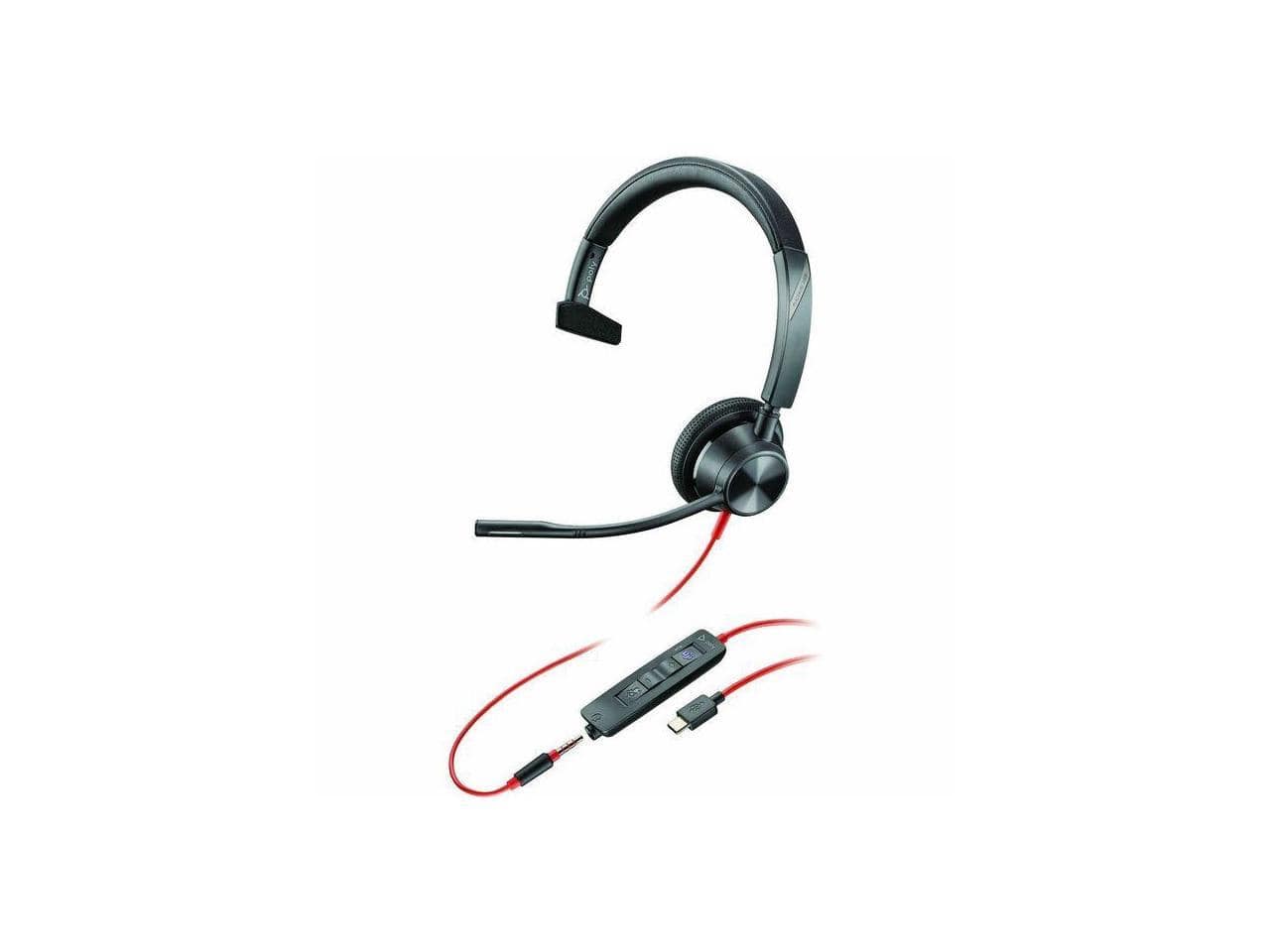 HP - Poly Blackwire 3315 Headset - USB C, 3.5mm - Teams Certified - Black price history on PriceWatchPro