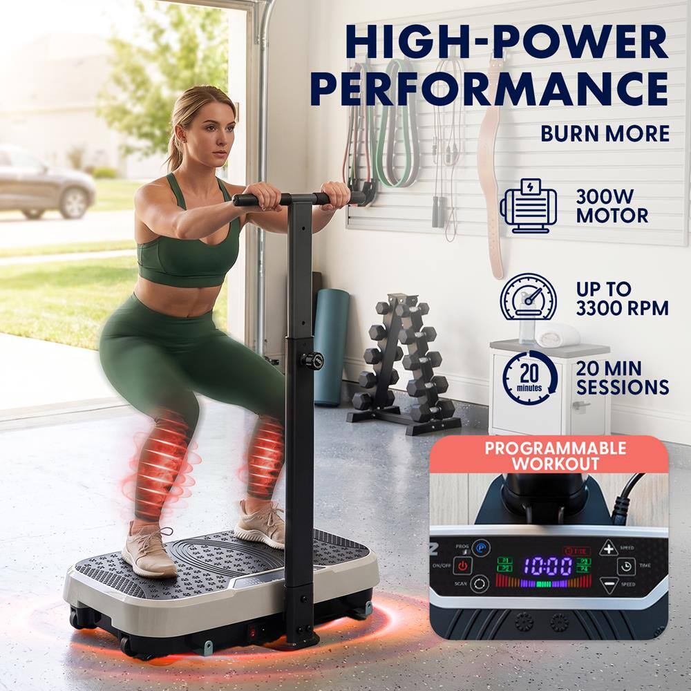 HIGH-POWER PERFORMANCE  
BURN MORE  
300W MOTOR  
UP TO 3300 RPM  
20 MIN SESSIONS  
PROGRAMMABLE WORKOUT