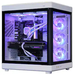 Cobratype - Ghost Gaming Desktop - AMD Ryzen 9 9900X - 64GB DDR5 Memory - AMD Radeon RX 9070 XT - 2TB NVMe - White