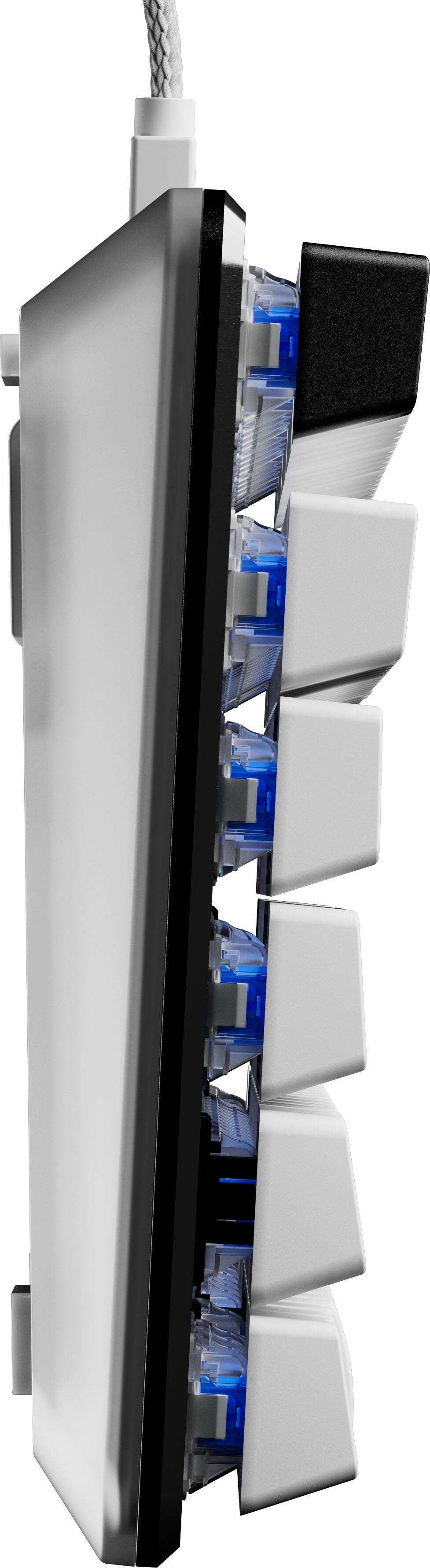 Left. Pulsar - PCMK 2 HE TKL Wired Hall Effect Magnetic Switch Gaming Keyboard - White.