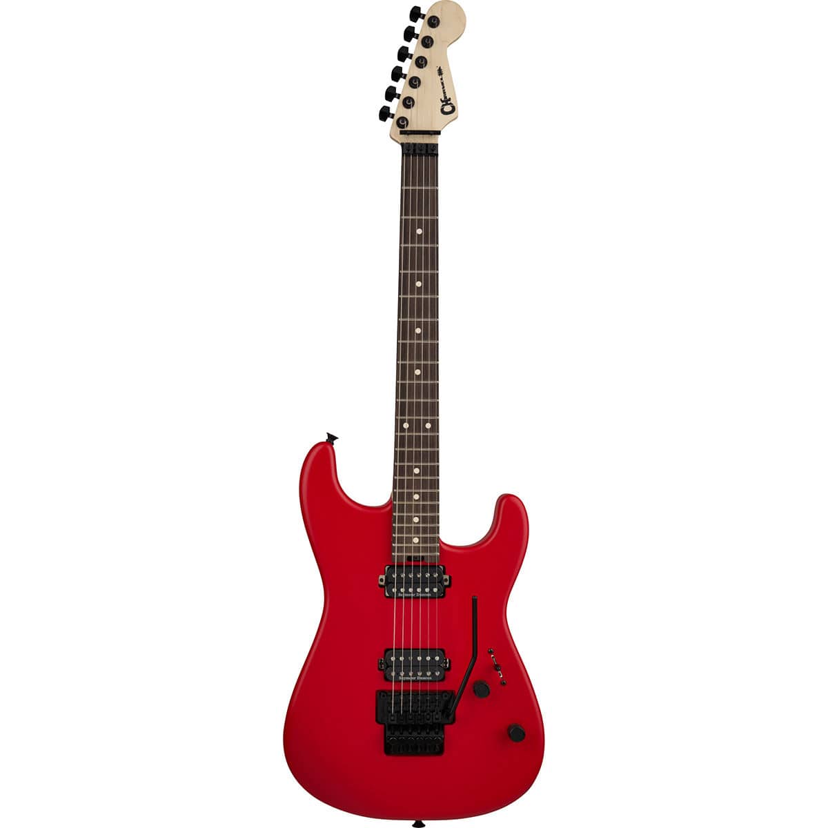Charvel - Pro-Mod Series San Dimas Style 1 HH FR RW Electric Guitar, Satin Ferrari Red price history on PriceWatchPro