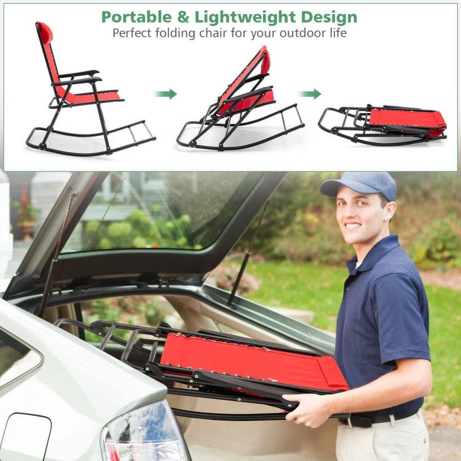 Portable & Lightweight Design  
Perfect folding chair for your outdoor life