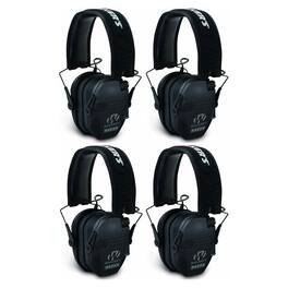 Walkers - Walker's Razor Slim Electronic Shooting Muffs 4-Pack - Black