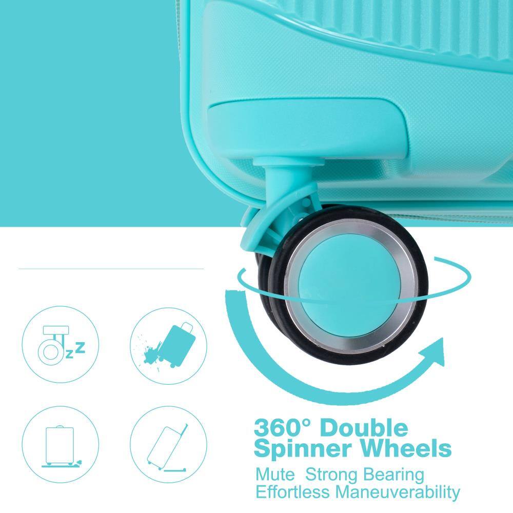 360° Double Spinner Wheels  
Mute Strong Bearing  
Effortless Maneuverability