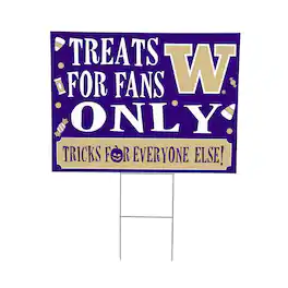 Evergreen Enterprises - Washington Huskies 18" x 24" Halloween Treats Outdoor Yard Sign - Multicolor