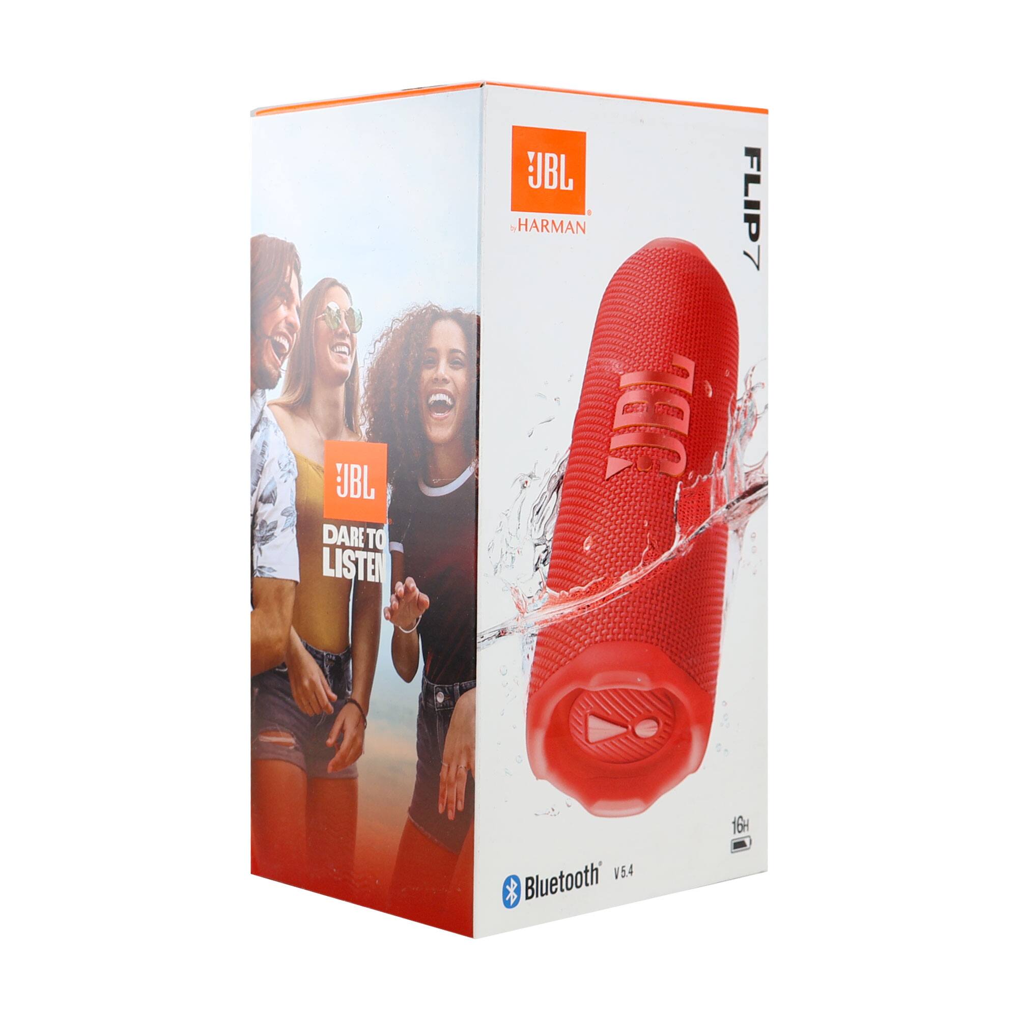 2x JBL Flip 7 Portable Waterproof Bluetooth Speaker Red FLIP7-RED