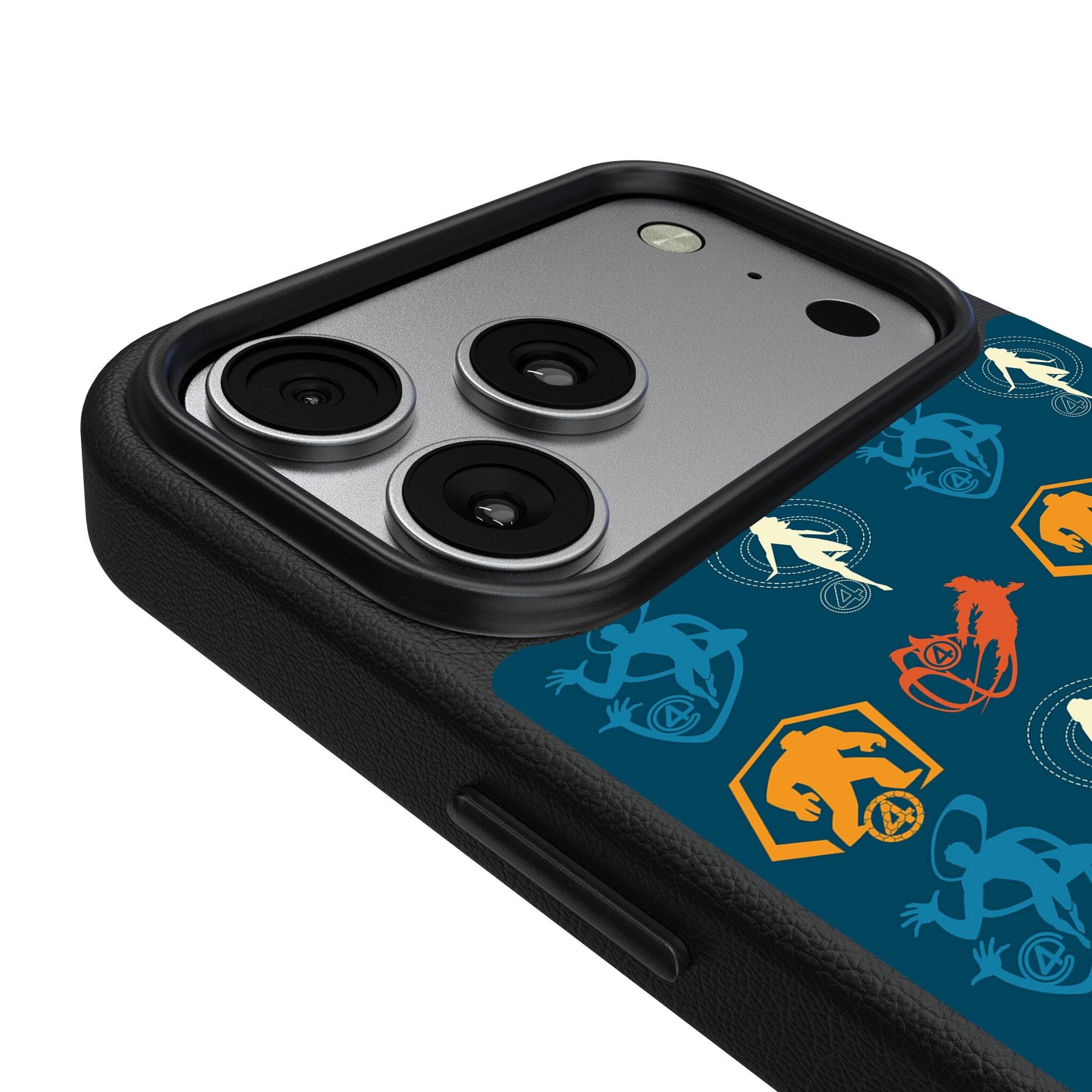 Left. Keyscaper - Marvel Pattern 2 MagSafe Compatible Phone Case - Apple iPhone 17 Pro Max - Fantastic Four.