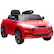 Front. Qaba - 12V Kids Ride On Car, Licensed Ford Mustang Mach-E Electric Car w/Remote, 4 Speeds, LED Light, Music, Bluetooth.