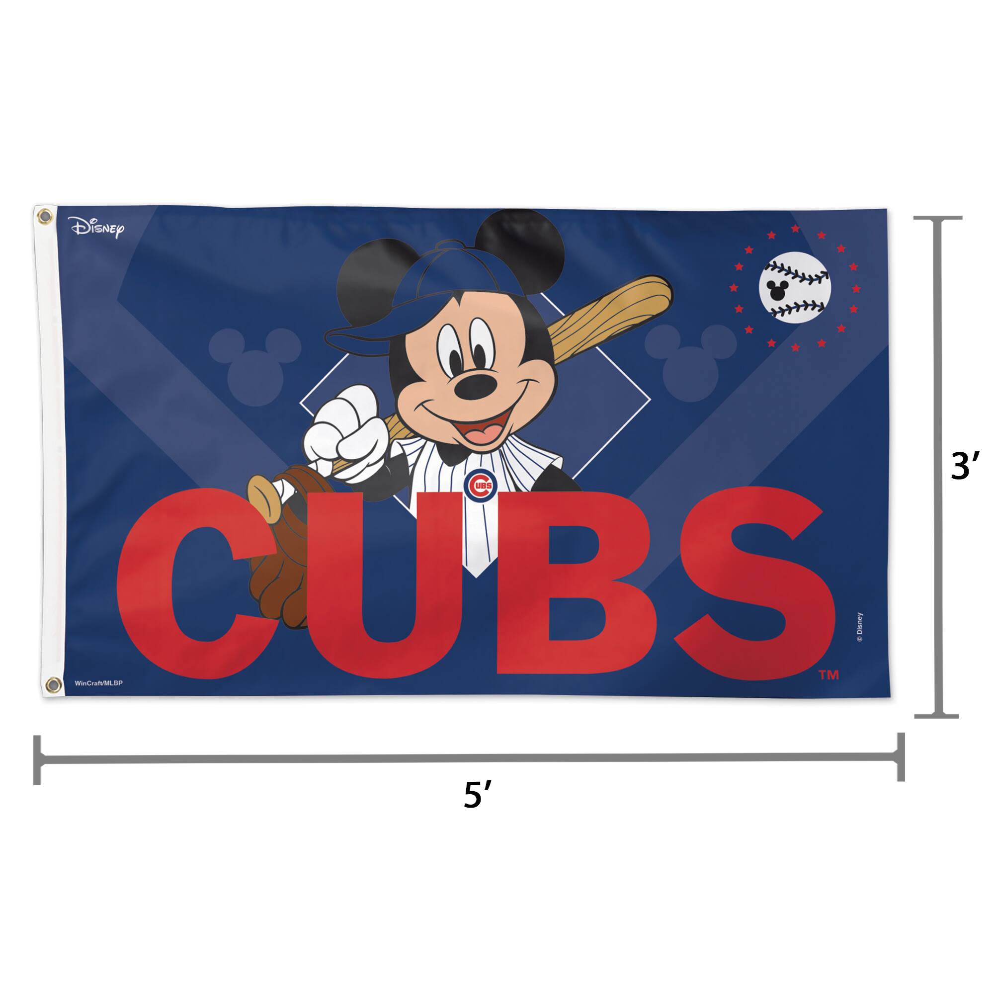 Disney  
CUBS  
Wrigley Field  
3' x 5'