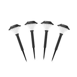 Living Accents - Black/White Low Voltage 6 W LED Pathway Light 4 pk