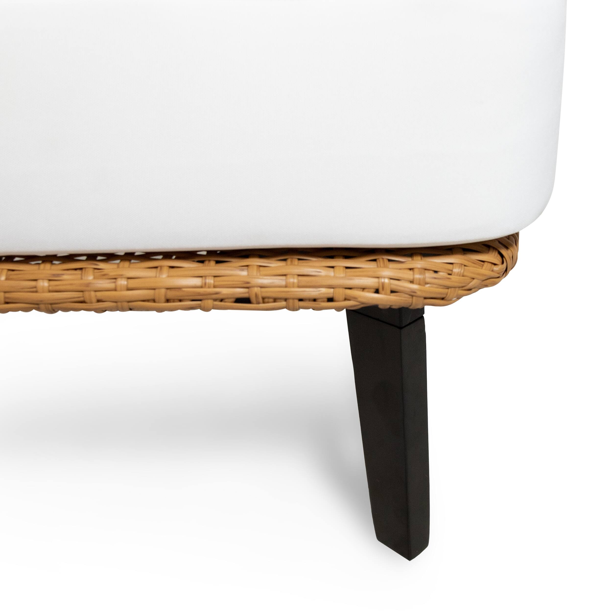 Alt View 5. SlickBlue - Minimalist Accent Chair with Fabric Upholstery and Sturdy Legs, Ideal for Reading Nook or Office Space - White, Black, Brown.