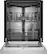 Alt View 3. Bosch - 300 Series 24" Front Control Smart Built-In Stainless Steel Tub Dishwasher with 3rd Rack and PrecisionWash, 48 dBA - Stainless Steel.