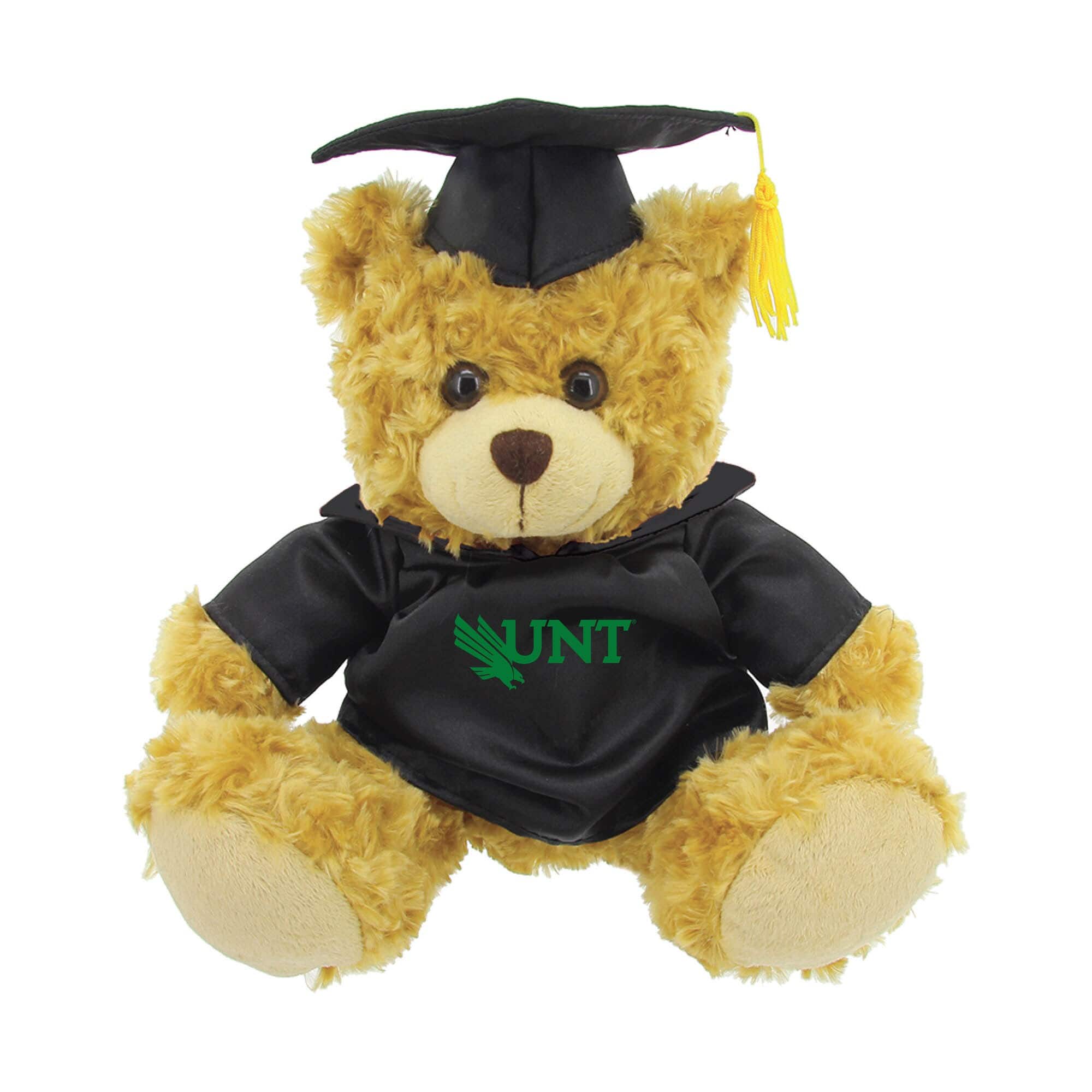 Jardine - North Texas Mean Green 12'' Graduation Plush Bear - Oatmeal