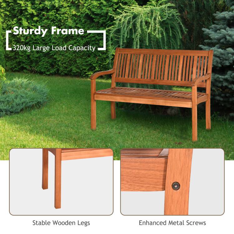Sturdy Frame  
320kg Large Load Capacity  
Stable Wooden Legs  
Enhanced Metal Screws